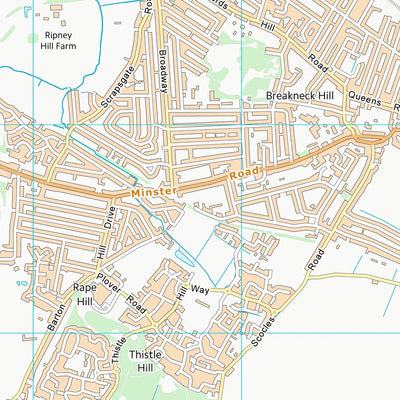 UK Topographic Maps Swale District (B) (TQ97) digital map