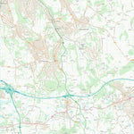 UK Topographic Maps Tandridge District (TQ35) digital map