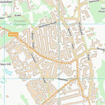 UK Topographic Maps Tandridge District (TQ35) digital map