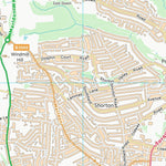 UK Topographic Maps Teignbridge District (SX86) digital map