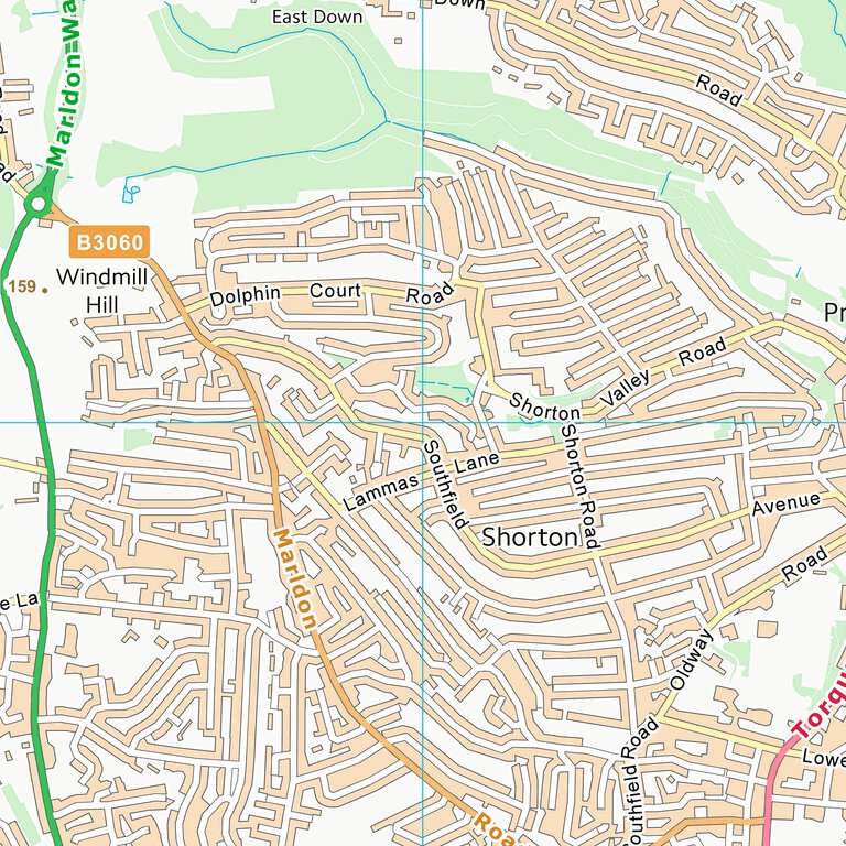 Teignbridge District (SX86) Map by UK Topographic Maps | Avenza Maps