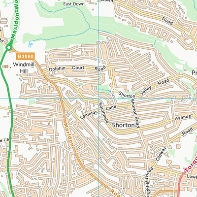 UK Topographic Maps Teignbridge District (SX86) digital map