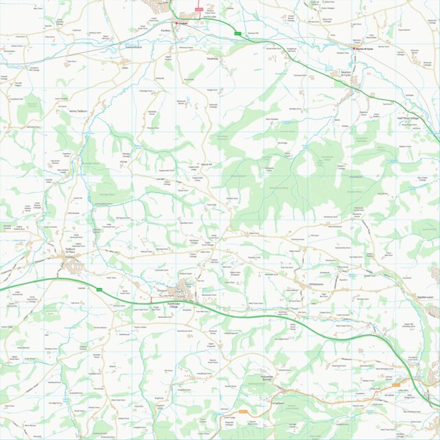 Teignbridge District (SX89) Map by UK Topographic Maps | Avenza Maps