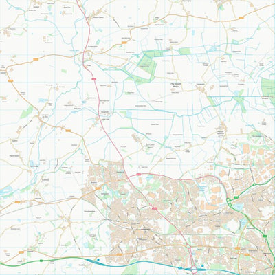 UK Topographic Maps Telford and Wrekin (B) (SJ61) digital map