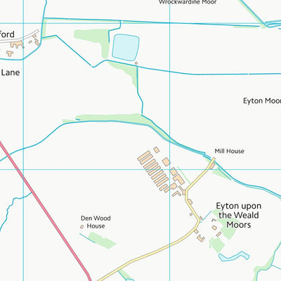 UK Topographic Maps Telford and Wrekin (B) (SJ61) digital map