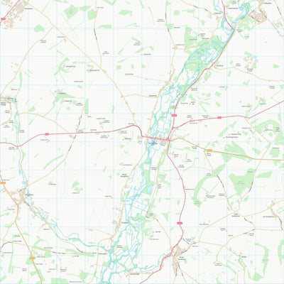 UK Topographic Maps Test Valley District (SU33) digital map