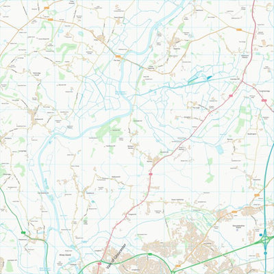 UK Topographic Maps Tewkesbury District (B) (SO82) digital map