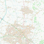 UK Topographic Maps Tewkesbury District (B) (SO92) digital map