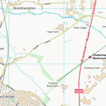 UK Topographic Maps Tewkesbury District (B) (SO92) digital map