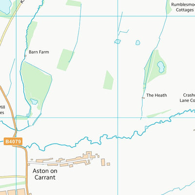 UK Topographic Maps Tewkesbury District (B) (SO93) digital map