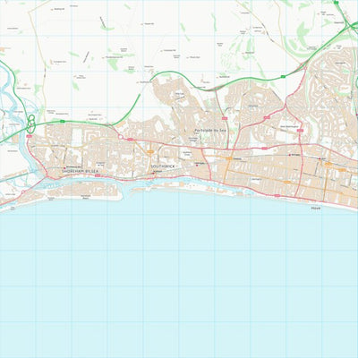 UK Topographic Maps The City of Brighton and Hove (B) (TQ20) digital map