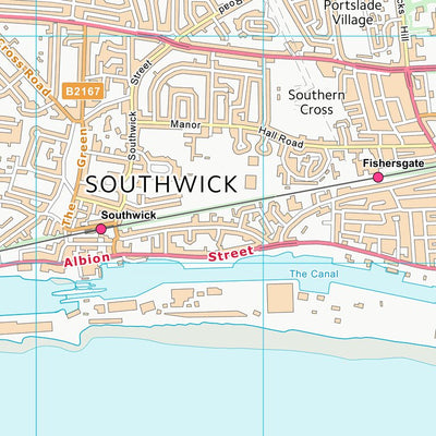 UK Topographic Maps The City of Brighton and Hove (B) (TQ20) digital map