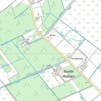 UK Topographic Maps Thurso and Northwest Caithness Ward 5 (1:10,000) digital map