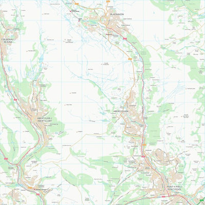 UK Topographic Maps Torfaen - Torfaen (SO20) digital map
