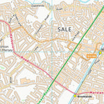 UK Topographic Maps Trafford District (B) (SJ79) digital map