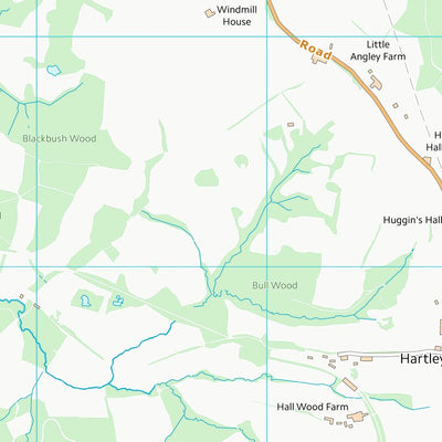 UK Topographic Maps Tunbridge Wells District (B) (TQ73) digital map