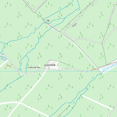 UK Topographic Maps Tweeddale West Ward 1 (1:10,000) digital map