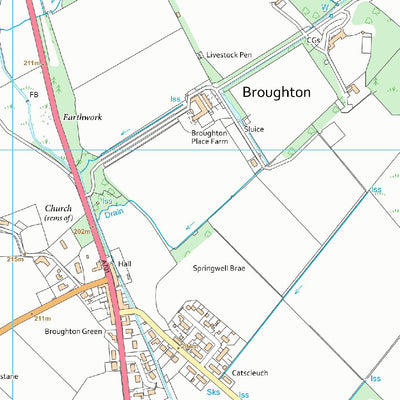 UK Topographic Maps Tweeddale West Ward 2 (1:10,000) digital map