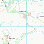 UK Topographic Maps Uttlesford District (TL52) digital map