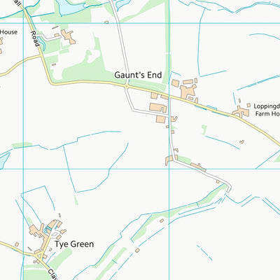 UK Topographic Maps Uttlesford District (TL52) digital map