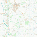 UK Topographic Maps Uttlesford District (TL53) digital map