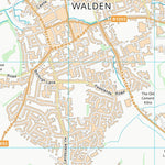 UK Topographic Maps Uttlesford District (TL53) digital map