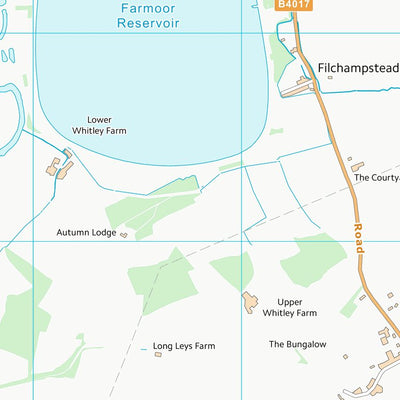 UK Topographic Maps Vale of White Horse District (SP40) digital map