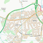 UK Topographic Maps Vale of White Horse District (SP40) digital map