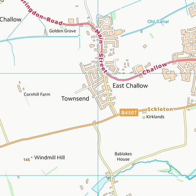 UK Topographic Maps Vale of White Horse District (SU38) digital map
