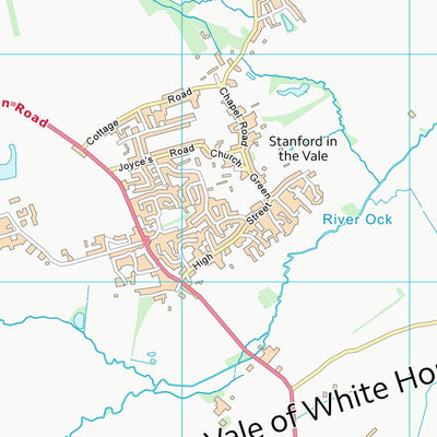 UK Topographic Maps Vale of White Horse District (SU39) digital map