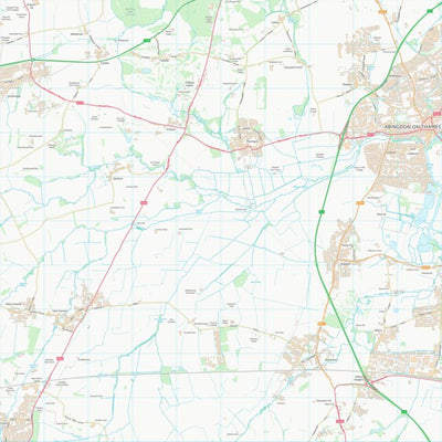 UK Topographic Maps Vale of White Horse District (SU49) digital map