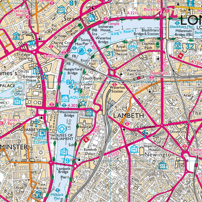 UK Topographic Maps Village Ward 1 (1:25,000) digital map