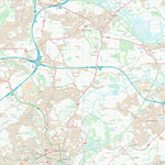 UK Topographic Maps Wakefield District (B) (SE32) digital map