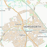 UK Topographic Maps Wakefield District (B) (SE41) digital map