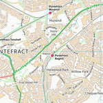 UK Topographic Maps Wakefield District (B) (SE42) digital map