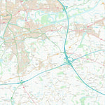 UK Topographic Maps Warrington (B) (SJ68) digital map