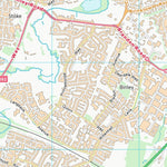 UK Topographic Maps Warwick District (SP37) digital map