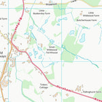 UK Topographic Maps Waverley District (B) (TQ03) digital map