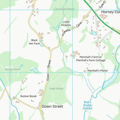 UK Topographic Maps Wealden District (TQ42) digital map