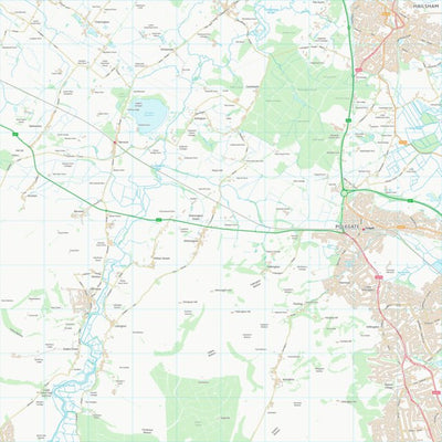 UK Topographic Maps Wealden District (TQ50) digital map