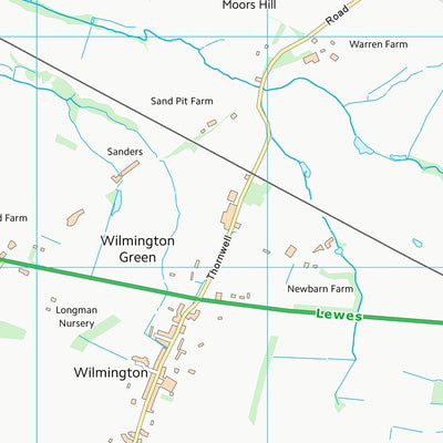 UK Topographic Maps Wealden District (TQ50) digital map