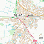 UK Topographic Maps Wealden District (TQ50) digital map