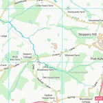 UK Topographic Maps Wealden District (TQ52) digital map