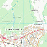 UK Topographic Maps Wealden District (TQ52) digital map