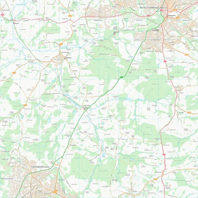 UK Topographic Maps Wealden District (TQ53) digital map