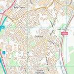 UK Topographic Maps Welwyn Hatfield District (B) (TL20) digital map
