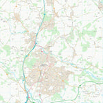 UK Topographic Maps Welwyn Hatfield District (B) (TL21) digital map
