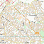 UK Topographic Maps Welwyn Hatfield District (B) (TL21) digital map