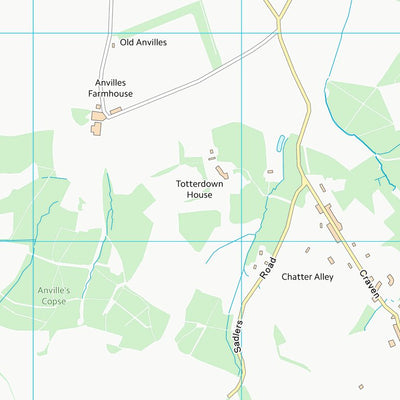 UK Topographic Maps West Berkshire (SU36) digital map