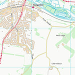 UK Topographic Maps West Berkshire (SU36) digital map